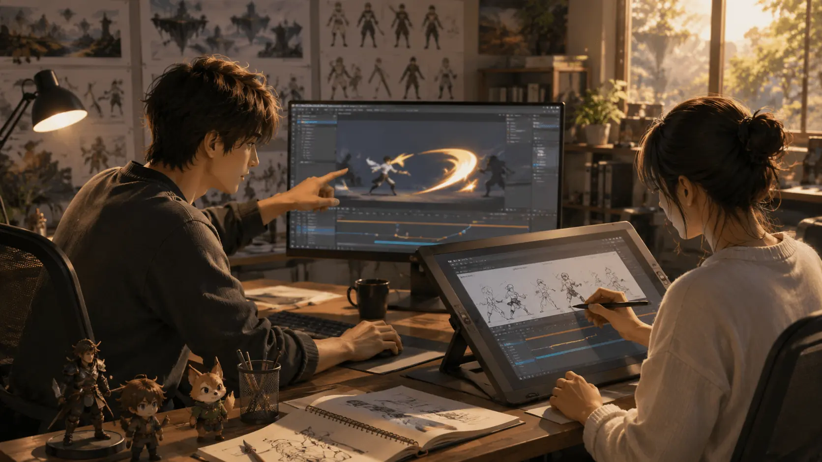 開發團隊測試遊戲操作與控制體驗